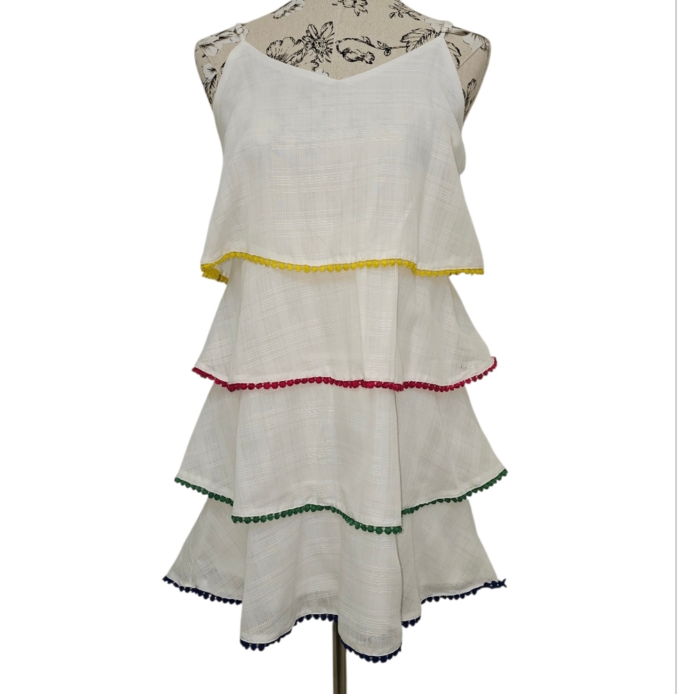 Andre'e By Unit, Size S, NWOT White Layered Dress